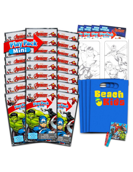 Conjunto de Mini Regalos de Fiesta Avengers - 24 Paquetes de Juego