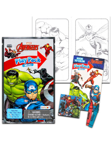 Conjunto de Mini Regalos de Fiesta Avengers - 24 Paquetes de Juego