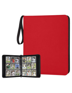 Carpeta de Tarjetas 720 Bolsillos PU NEWBINDER001 Roja