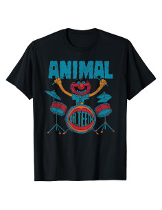 Camiseta Vintage Disney Los Muppets Animal para Hombre