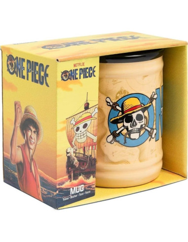 Taza de Cerámica One Piece Paladone 350ml Diseño Relieve