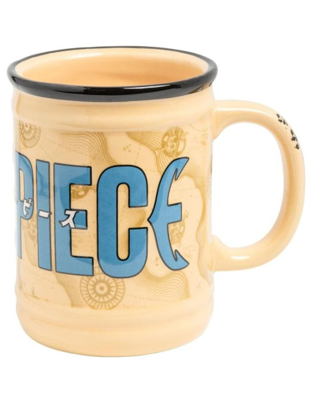 Taza de Cerámica One Piece Paladone 350ml Diseño Relieve