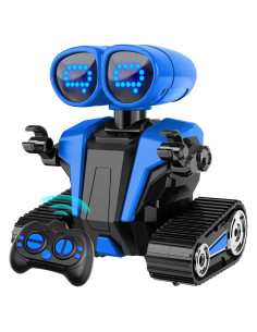 Robot Infantil Control Remoto MindPal Azul Recargable LED