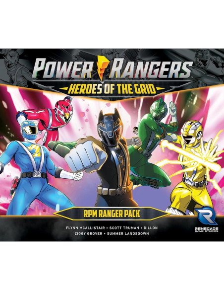 Expansión Power Rangers RPM - Renegade Game Studios - 2 a 5 Jugadores
