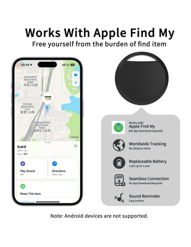 Etiquetas Inteligentes Bluetooth MOR GOLF Air Tracker - Paquete de 4