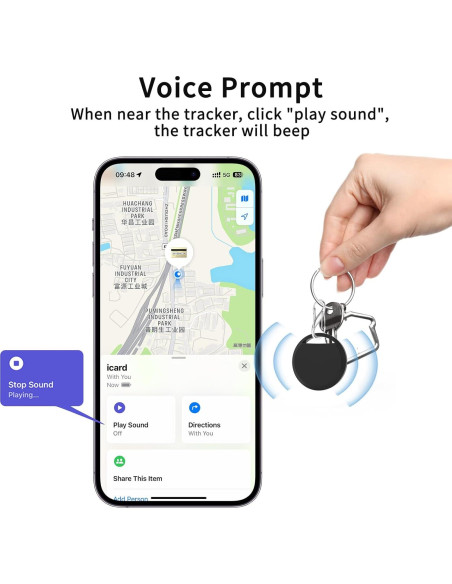 Etiquetas Inteligentes Bluetooth MOR GOLF Air Tracker - Paquete de 4
