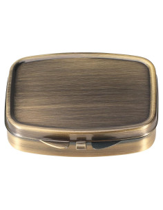 Caja de Pastillas Dynippy con Espejo Retro 2 Compartimentos