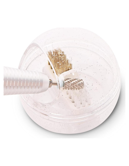 Cepillo Limpiador de Brocas de Uñas MelodySusie - Blanco