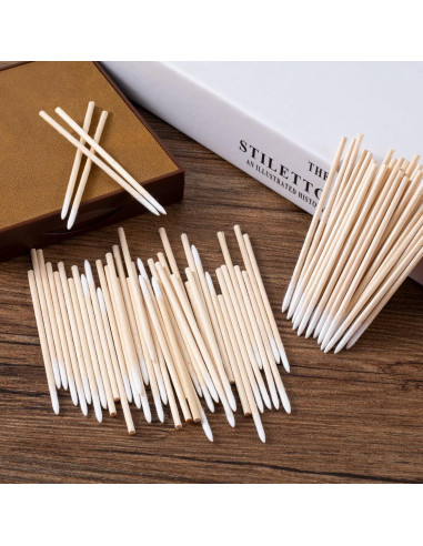 500 Bastoncillos de Algodón Precisión YALOJE para Maquillaje