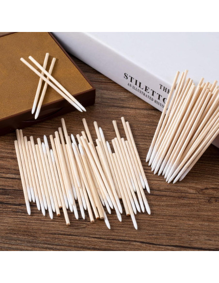 500 Bastoncillos de Algodón Precisión YALOJE para Maquillaje
