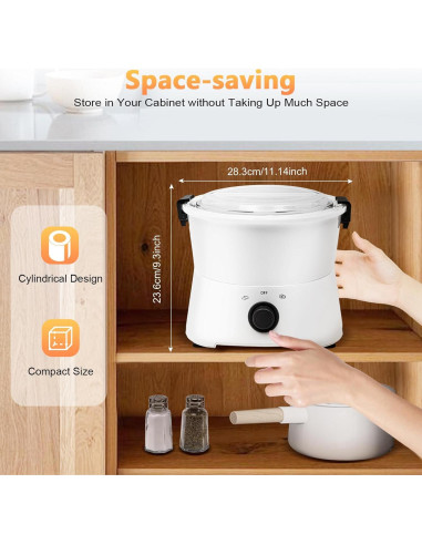 Pelador de Patatas Eléctrico Choayun 85W Automático Blanco