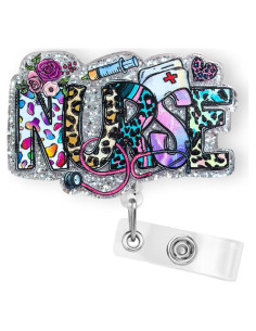 Portatarjetas Retráctil Bydevia para Enfermera 61 cm Acrílico