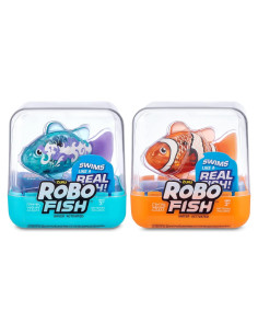 Robo Fish ZURU Serie 2 2 Piezas Teal y Naranja