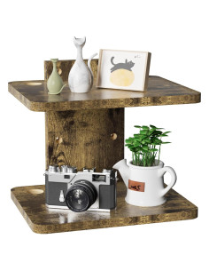 Estante de TV flotante WALI CS202NC, 2 estantes madera 10 kg