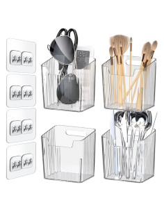 Organizadores de Pared Transparentes Lae Nuvole - 4 Piezas