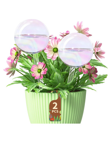 Globos de Riego de Vidrio LASZOLA 2 Pcs para Plantas