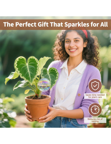 Globos de Riego de Vidrio LASZOLA 2 Pcs para Plantas