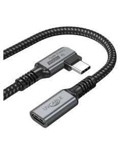 Cable Extensión USB-C 2m UV-CABLE Carga Rápida 100W 10Gbps