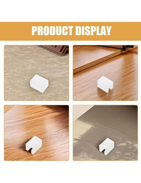 Protectores de Esquinas de Silicona Hemoton 8 Pcs Transparente