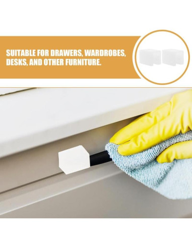 Protectores de Esquinas de Silicona Hemoton 8 Pcs Transparente