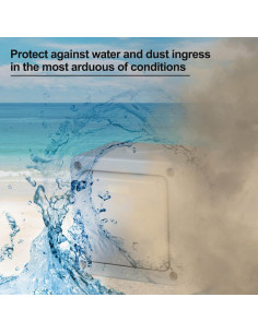 Interruptor de Luz Exterior SuperInk IP66 1-Gang con Conectores 2