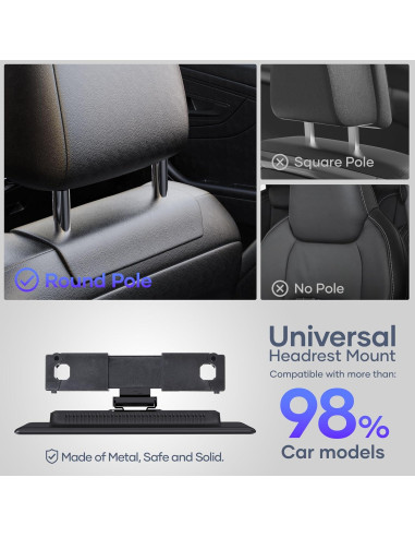 Monitor de TV para Automóvil WONNIE 13.3" 4G+64G Android 4K