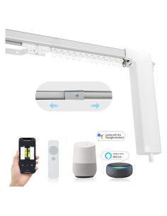 Sistema de Cortinas Eléctricas Shade365 178-305 cm Control Remoto