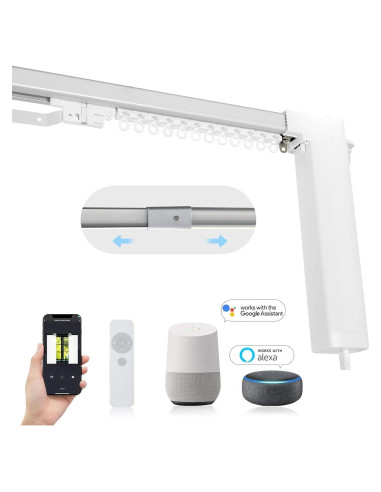 Sistema de Cortinas Eléctricas Shade365 178-305 cm Control Remoto