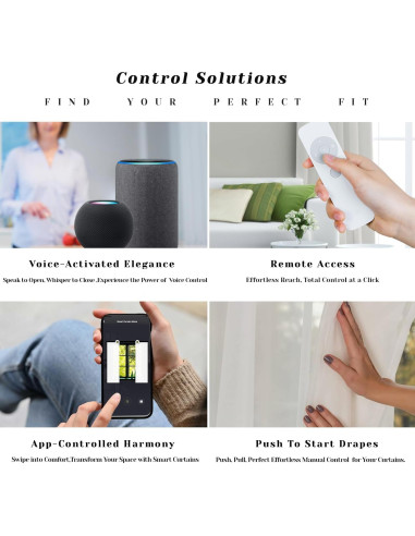 Sistema de Cortinas Eléctricas Shade365 178-305 cm Control Remoto