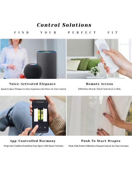 Sistema de Cortinas Eléctricas Shade365 178-305 cm Control Remoto