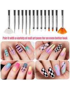 Kit de Pinceles de Arte de Uñas Artdone 32 Piezas con Herramientas 2