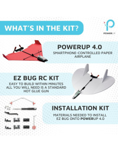 Avión de Papel POWERUP 4.0 EZ Bug con Control Remoto 2
