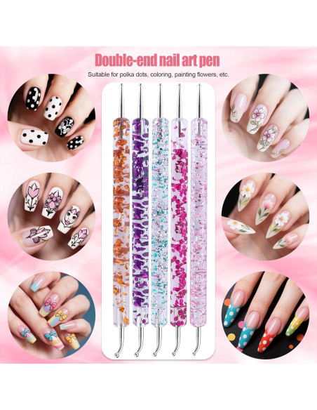 Kit de Pinceles de Arte de Uñas Artdone 32 Piezas con Herramientas