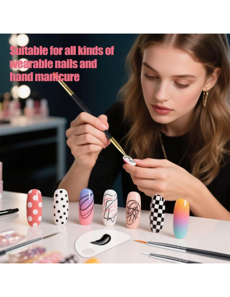 Kit de Pinceles de Arte de Uñas Artdone 32 Piezas con Herramientas