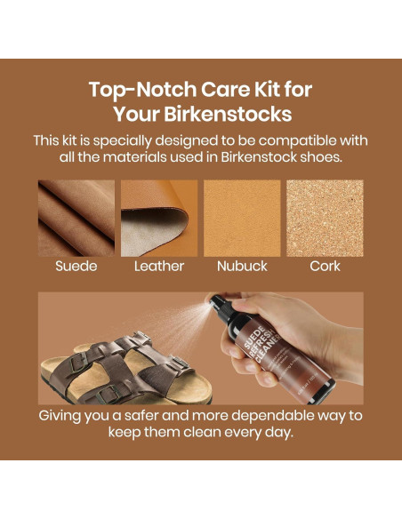 Kit de limpieza premium Calvana para sandalias y zapatos 240 ml