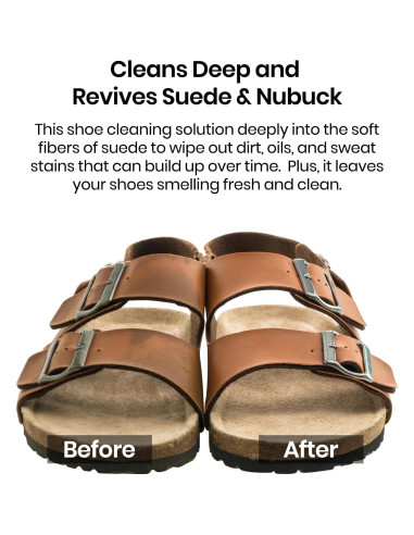 Kit de limpieza premium Calvana para sandalias y zapatos 240 ml