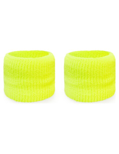 Banda Deportiva Doble Capa COUVER Amarillo Neón Unisex