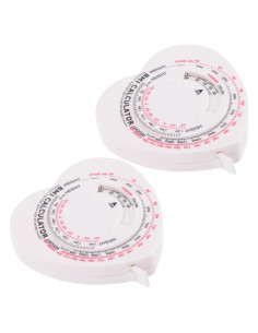 Cinta Métrica Retráctil BMI STOBOK 2 Piezas 1.5m Salud