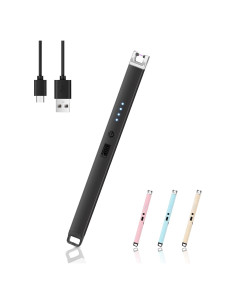 Encendedor Eléctrico a Prueba de Viento Koulate 20cm Negro