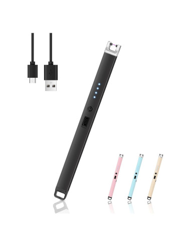 Encendedor Eléctrico a Prueba de Viento Koulate 20cm Negro