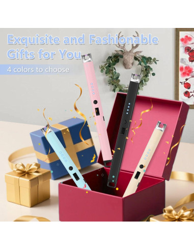 Encendedor Eléctrico a Prueba de Viento Koulate 20cm Negro