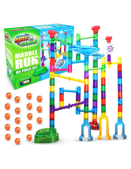 Juego de Canicas Marble Genius - 85 Piezas para Niños