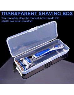 Estuches de Afeitar de Viaje CCDANSIYUCR - Paquete de 4 2