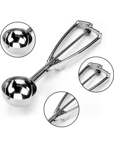 Cuchara para helado Anphly de acero inoxidable 6 cm 2
