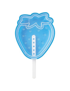 Moldes de Paletas de Fresa Fun Express - 6 Piezas de Silicona