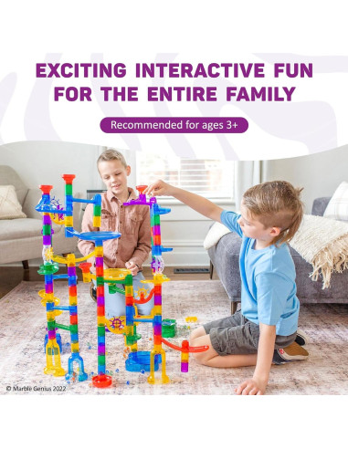 Juego de Canicas Marble Genius - 85 Piezas para Niños