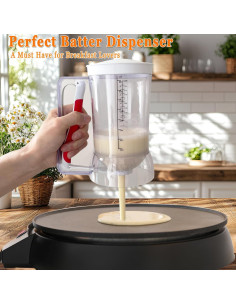 Kit de Desayuno 7 Piezas HSUJCY para Plancha Blackstone 2