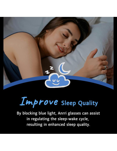 Gafas de Juego ANRRI con Filtro de Luz Azul - Protección Ocular