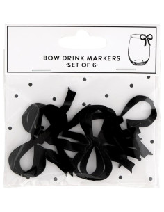 Set de 4 Marcadores de Vino Navidad Santa Barbara 5.08x3.81cm 2