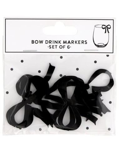 Set de 4 Marcadores de Vino Navidad Santa Barbara 5.08x3.81cm